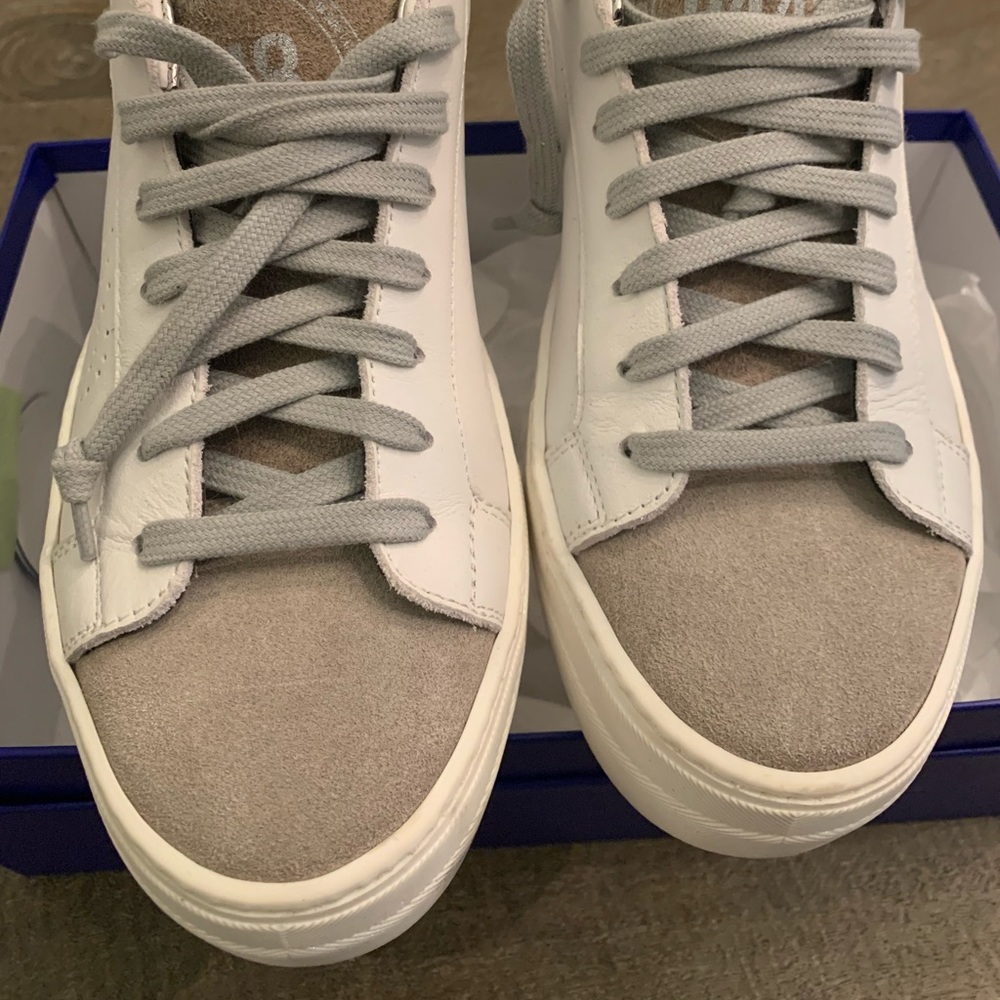 P448 Thea Low Top White/Grey Size 40